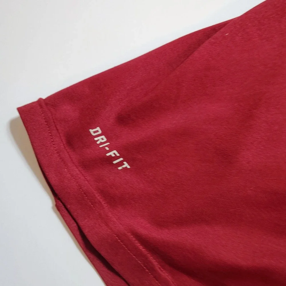 NFL Nike Dri Fit 2016 Washington‎ Redskins Football T Shirt Burgundy Gold XXL